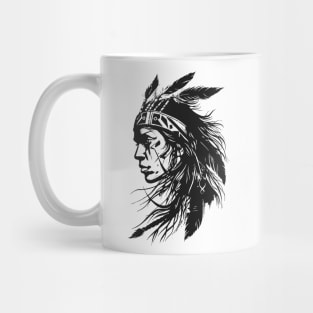 Native American Woman Mug